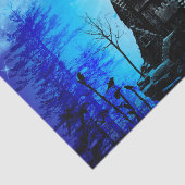 月および星との夜の素晴らしい城 薄葉紙 (詳細)