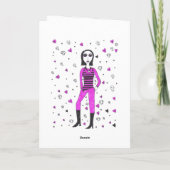 月および星に気色悪い カード (裏面)