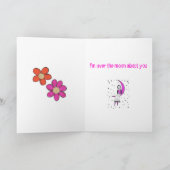 月および星に気色悪い カード (内部)