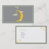 月および星の名刺 名刺 (正面/裏面)