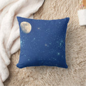 月および星 クッション (ブランケット)