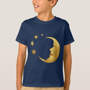 月および星 Tシャツ