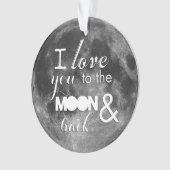 月および背部に愛して下さい オーナメント (正面)