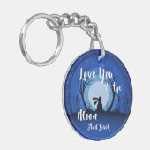 月および背部に キーホルダー (正面左)