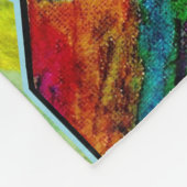 月および背部に フリースブランケット (角)