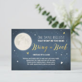 月および背部ベビーシャワーにブックカードを持って来て下さい エンクロージャーカード (スタンド正面)