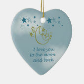 月および背部 セラミックオーナメント (右)