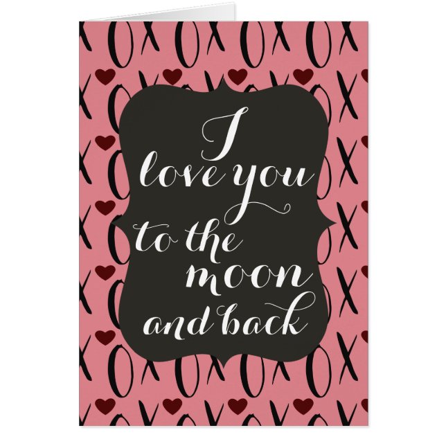 月および背部XOXOに愛して下さい (正面)