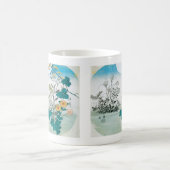 月および花 コーヒーマグカップ (中央)