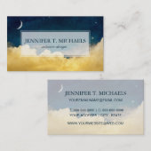 月およびCloudscape 名刺 (正面/裏面)