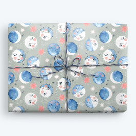 月お洒落相 ラッピングペーパー