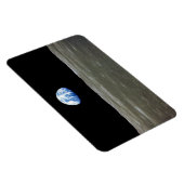 月からの地球の黒い宇宙：地球の上昇 マグネット (右側)