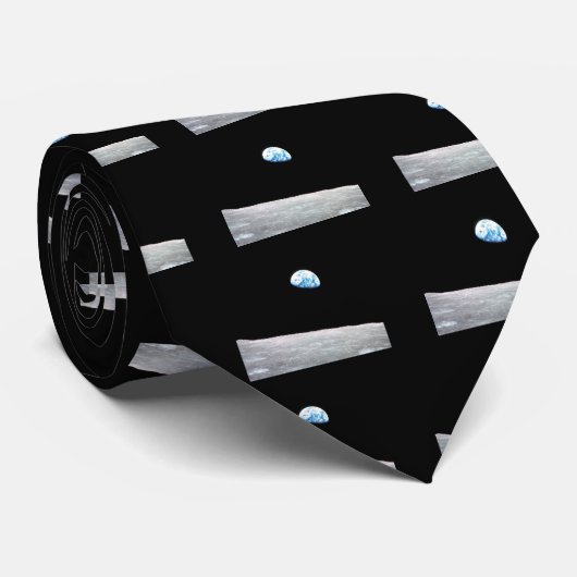 月からの地球 ネクタイ (ロール)