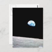 月からの地球 ポストカード (正面/裏面)