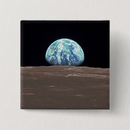 月からのEarthrise 缶バッジ
