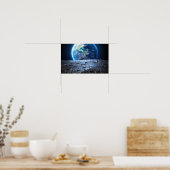 月から地球へ –  ポスター (キッチン)