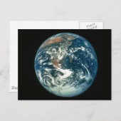 月から見られる地球 ポストカード (正面/裏面)