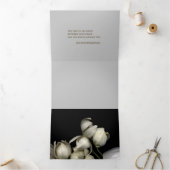 「月から黒い白いハート」 & Douce Time 三つ折りクリスマスカード (内部)