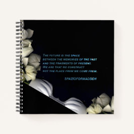 「月から黒い白いハート」 & Future ノートブック