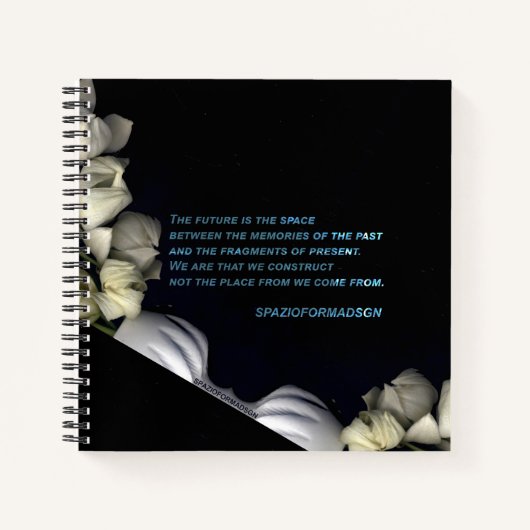 「月から黒い白いハート」 & Future ノートブック (正面)