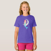 月かわいらしの人魚 Tシャツ (正面フル)