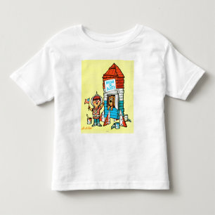 月かバストか！ トドラーTシャツ