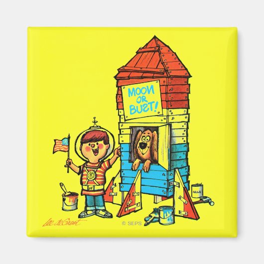 月かバストか! マグネット (正面)