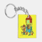 月かバスト! キーホルダー (正面左)