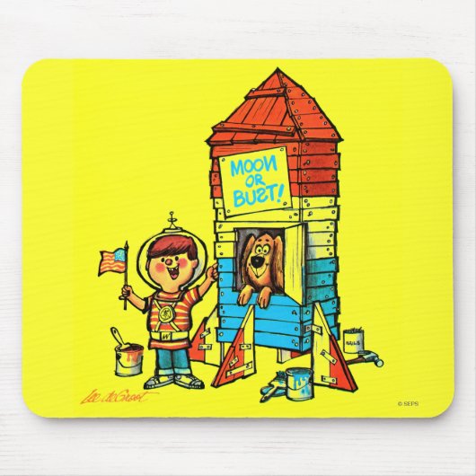 月かバスト! マウスパッド (正面)