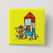 月かバスト! 缶バッジ (正面)