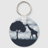 月がキリンにささやく時 キーホルダー (正面)