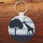 月がキリンにささやく時 キーホルダー (正面)