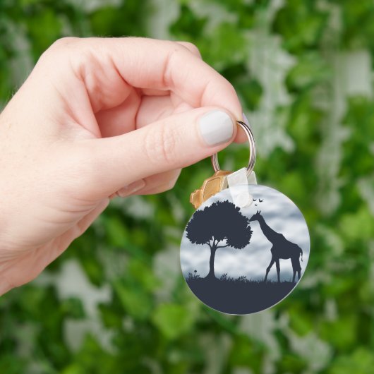 月がキリンにささやく時 キーホルダー (手)