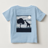 月がキリンにささやく時 ベビーTシャツ (裏面)