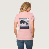 月がキリンにささやく時 Tシャツ (裏面フル)