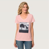 月がキリンにささやく時 Tシャツ (正面フル)