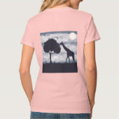 月がキリンにささやく時 Tシャツ (裏面)