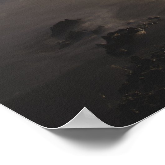 月が上る海 ポスター (角)