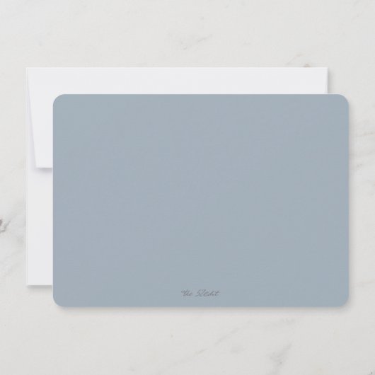 月が予測を開始する少年の赤ちゃんシャワーカード 招待状 (裏面)