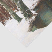 月が昇る冬の風景 薄葉紙 (詳細)