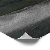 月が波の上に ポスター (角)