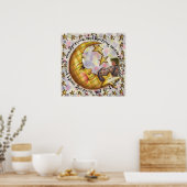 月が見える – ポスター (キッチン)