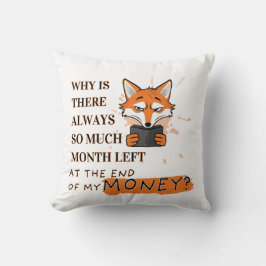 月が過ぎてお金が少ない クッション