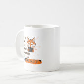 月が過ぎてお金が少ない コーヒーマグカップ (正面左)