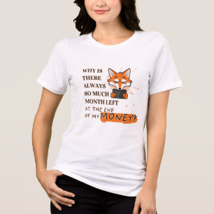 月が過ぎてお金が少ない トライブレンドTシャツ