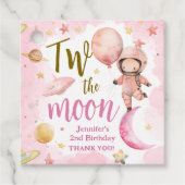 月が2つ！女子宇宙飛行士宇宙2nd Birthday フェイバータグ (正面)