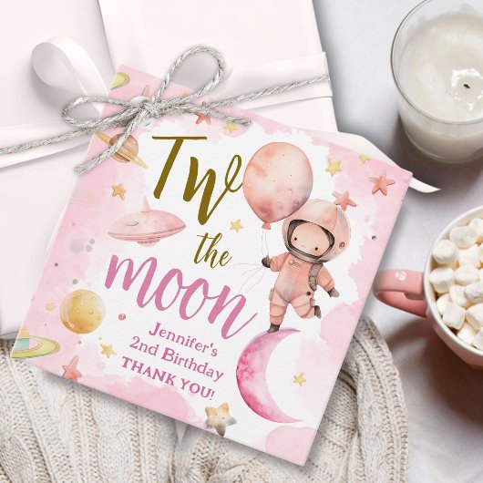 月が2つ！女子宇宙飛行士宇宙2nd Birthday フェイバータグ