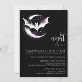 月こうもり結婚ズのリハーサル前の夜 招待状 (正面)