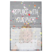 月ごとの写真パーソナライズされた カレンダー (2月 2027)