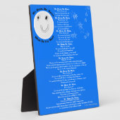 月さん月さん何が見える？詩 フォトプラーク (側面)